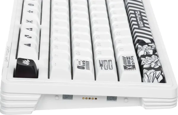 Клавиатура проводная Дарк Проджект KD87A + Numpad g3ms Moonstone White (DP-KD-87A-000102-GMS) 