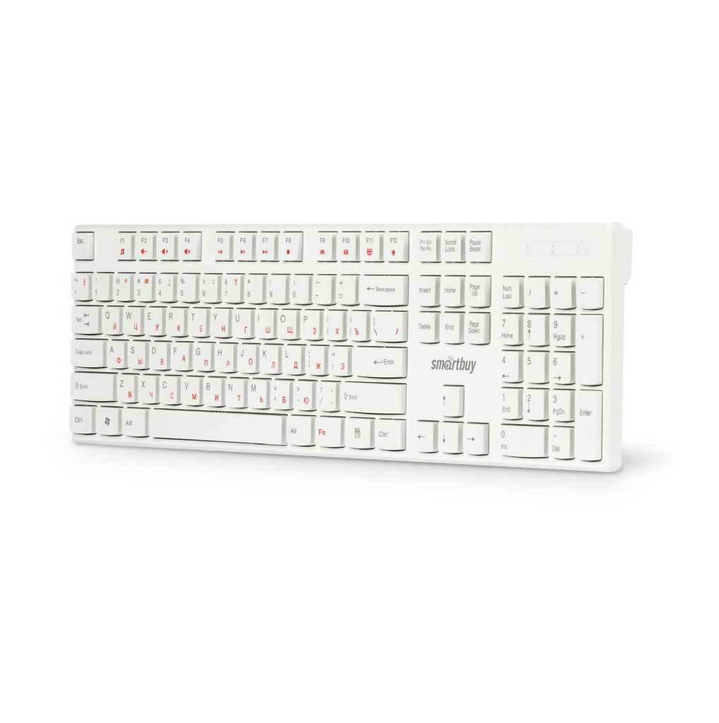 Клавиатура SmartBuy ONE 238, Белый (SBK-238U-W)