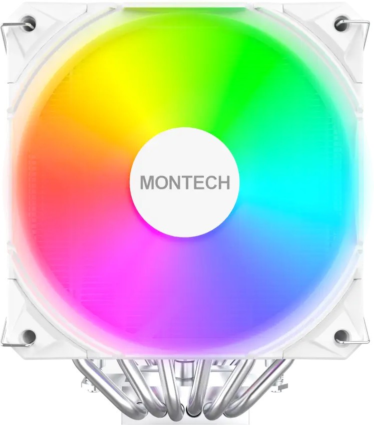 Вентилятор для процессора Montech NX600 ARGB, White (NX600 ARGB (W))