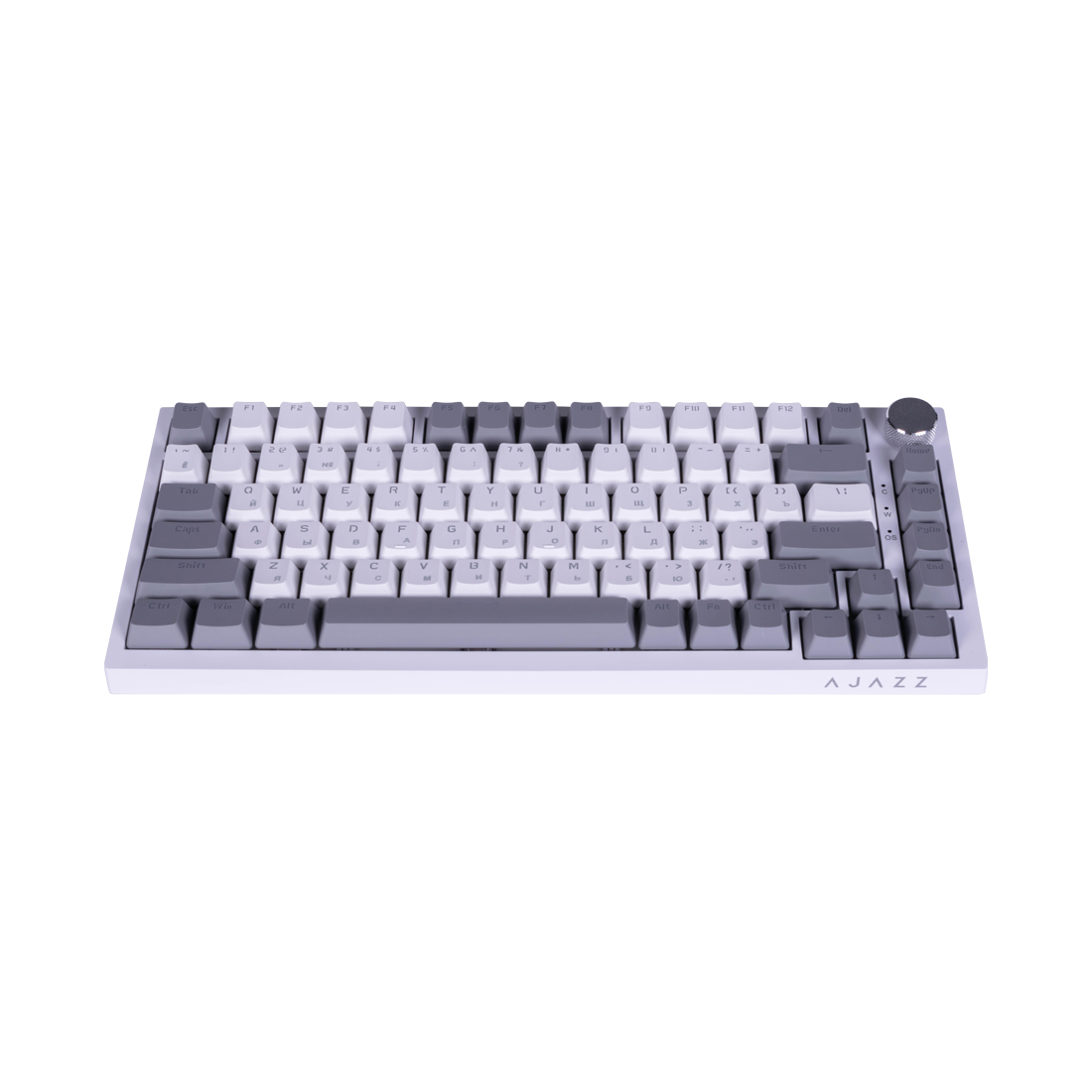 Клавиатура Ajazz AK820-AS Red Switch Белый (AK820/Red/GW)