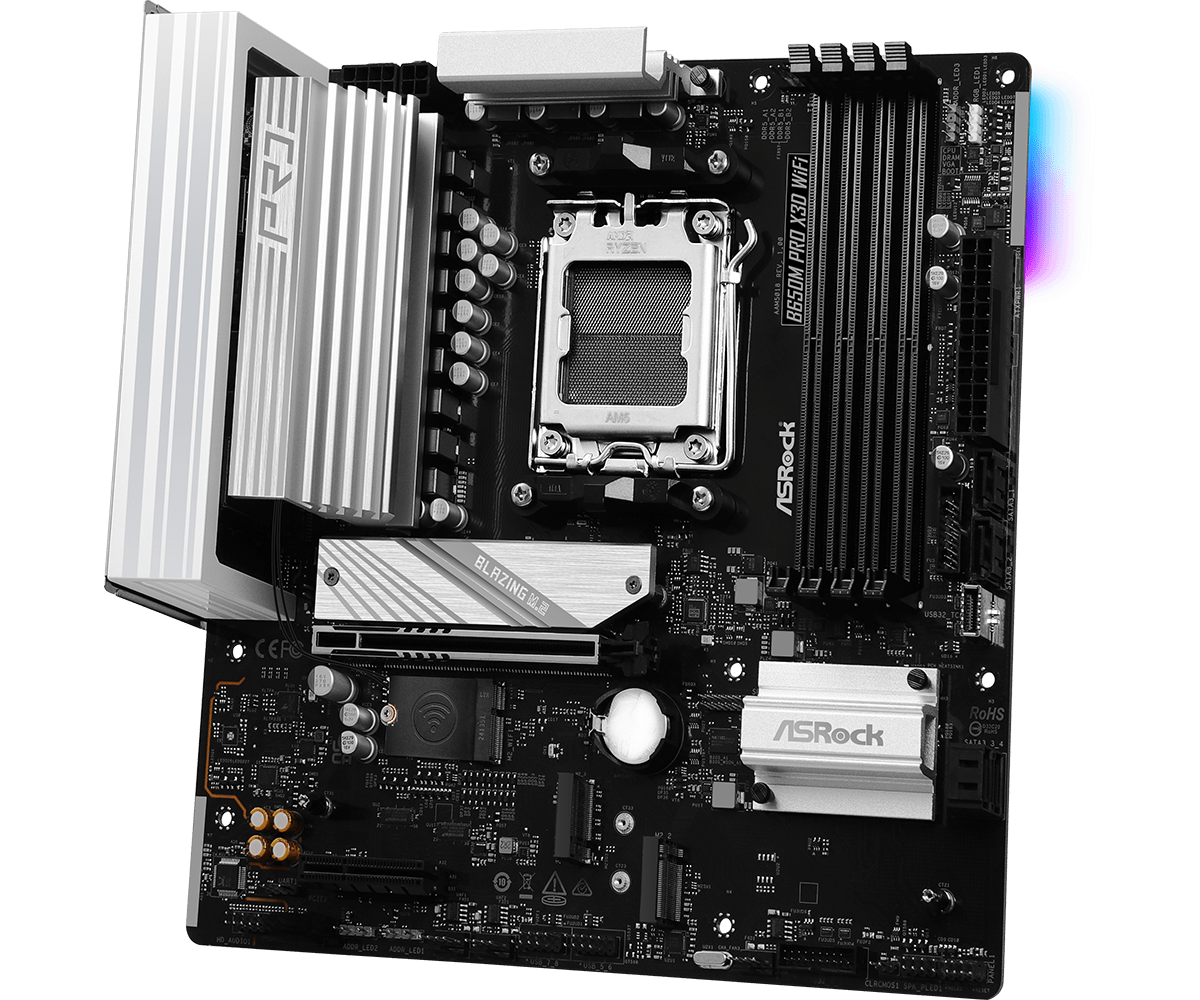 Материнская плата ASRock B650M PRO X3D WIFI (90-MXBSN0-A0UAYZ)