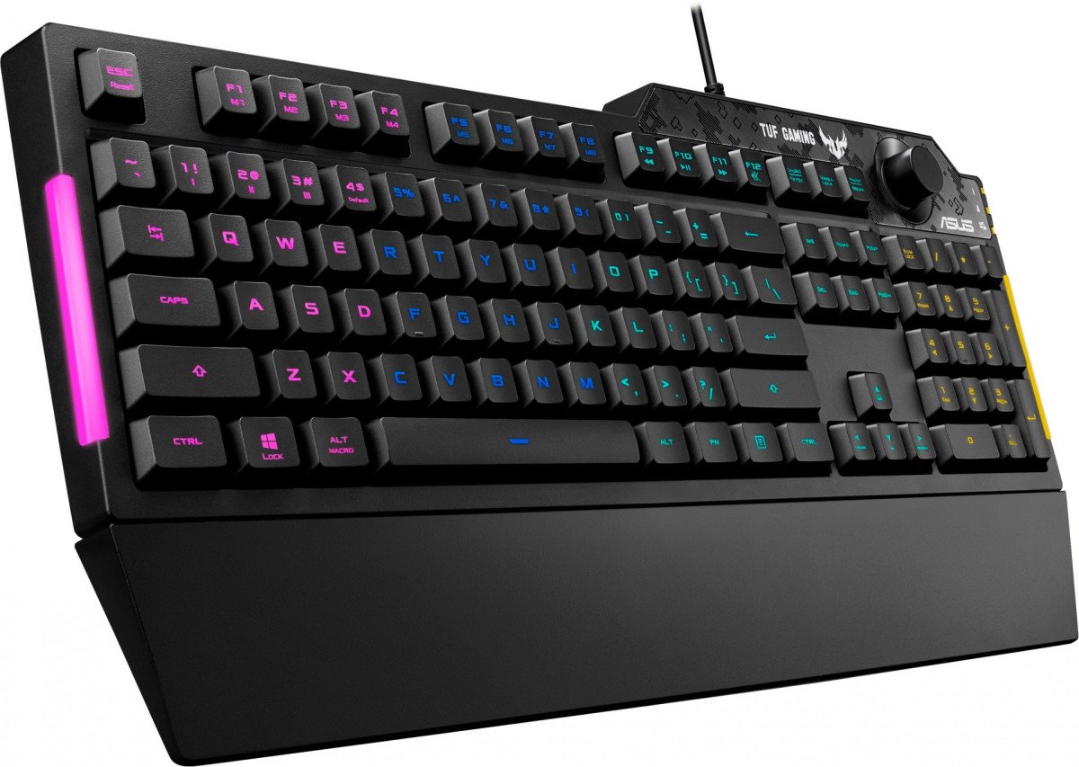 Игровая клавиатура ASUS RA04 TUF GAMING K1/RU//KB,MEMBRANE (90MP01X0-BKRA00)