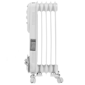 Обогреватель Timberk TOR 21.1005 SLX, 1000Вт, масляный, White (TOR 21.1005 SLX)