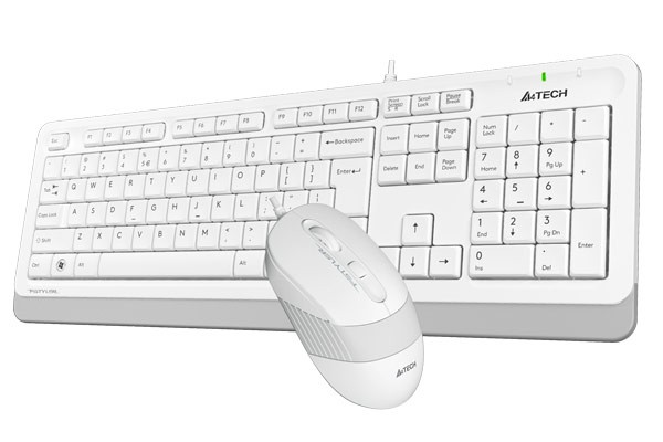 Клавиатура+мышь A4tech F1010-WHITE Fstyler USB (F1010-WHITE Fstyler)