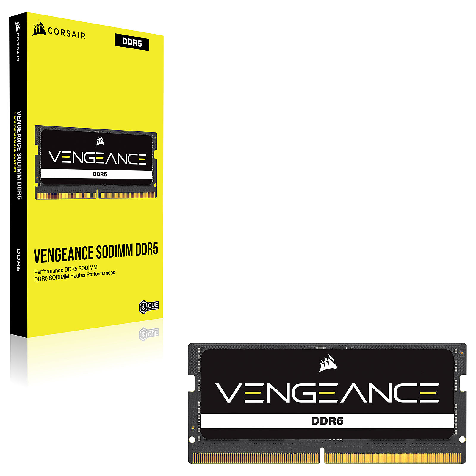 Оперативная память для ноутбука Corsair VENGEANCE DDR5 32GB 5600 (CMSX32GX5M1A5600C48)