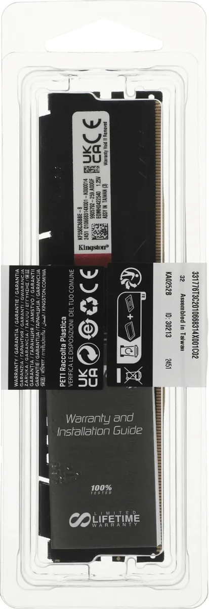 Оперативная память Kingston FURY Beast Black EXPO 8GB DDR5 5600MHz (KF556C36BBE-8)