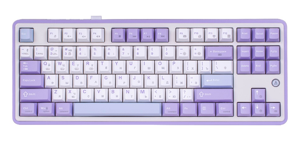 Клавиатура Ajazz AK870 Gift Switch Белый (AK870/Gift/PWB)