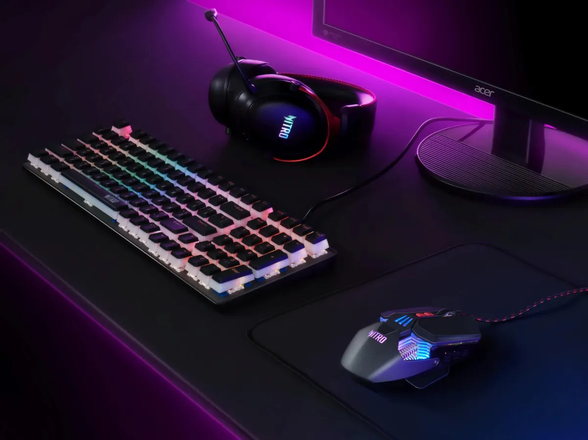 Мышь Acer Nitro OMW302, black  (ZL.MCECC.025)