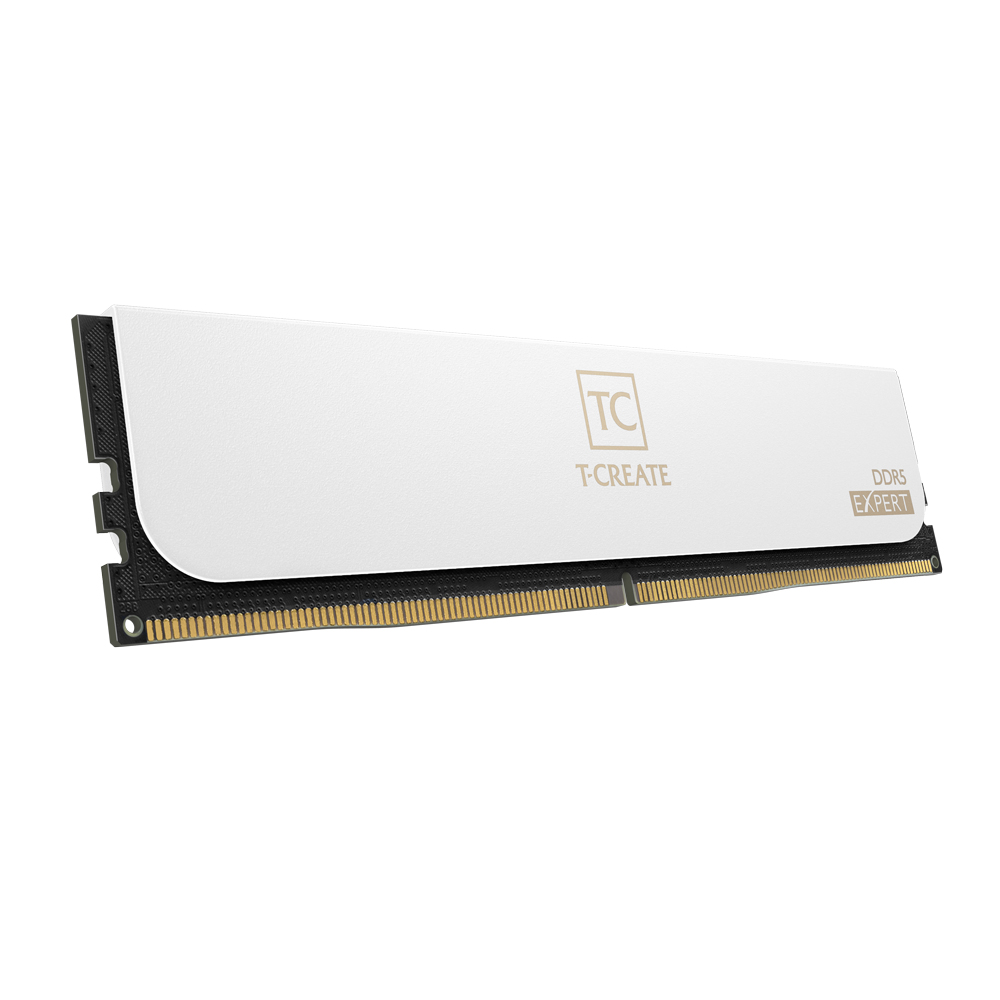 Комплект модулей памяти TeamGroup Team T Create Expert DDR5 32Gb (16x2), 6400MHz, White (CTCWD532G6400HC40BDC01)