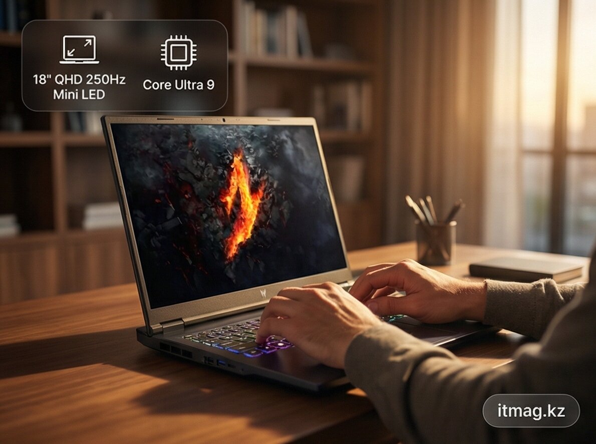 Ноутбук Acer Predator Helios Neo 18 AI / PHN18-72-9213 (NH.QVHER.001)