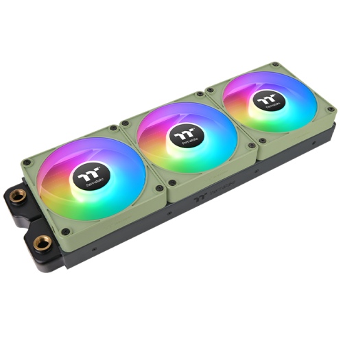 Кулер для компьютерного корпуса Thermaltake CT140 ARGB Sync PC Cooling Fan Matcha Green 3 pack (CL-F199-PL14MG-A)