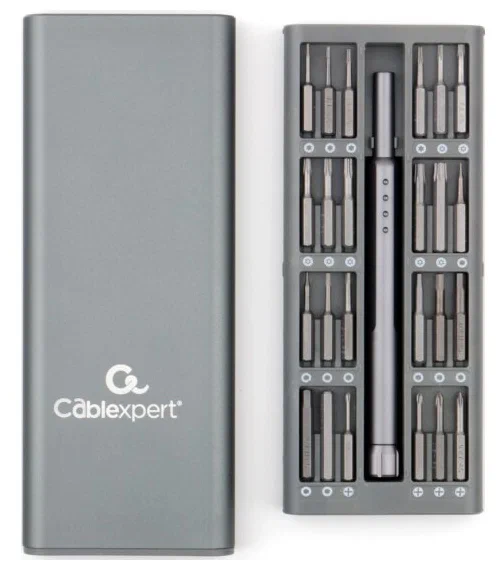 Отвертка с набором бит Cablexpert TK-SD-08R (49 предметов) (TK-SD-08R) Отвертка с набором бит Cablexpert TK-SD-08R (49 предметов) (TK-SD-08R)