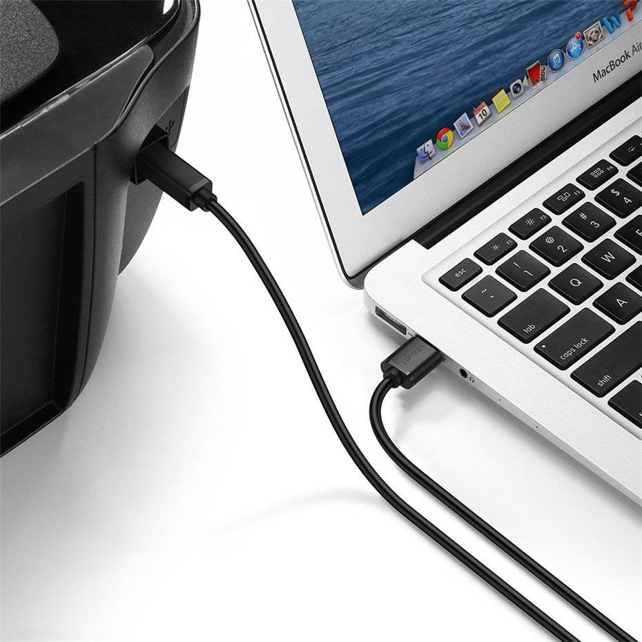 Кабель Ugreen US135, USB(m) - USB(m) A/B, 3м (10351)