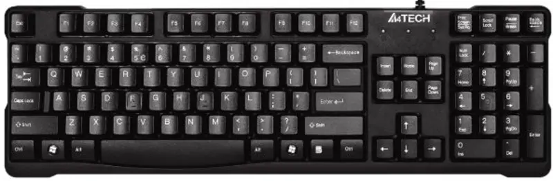 Клавиатура A4tech KR-750 USB, Black, закругленные клавиши (KR-750)