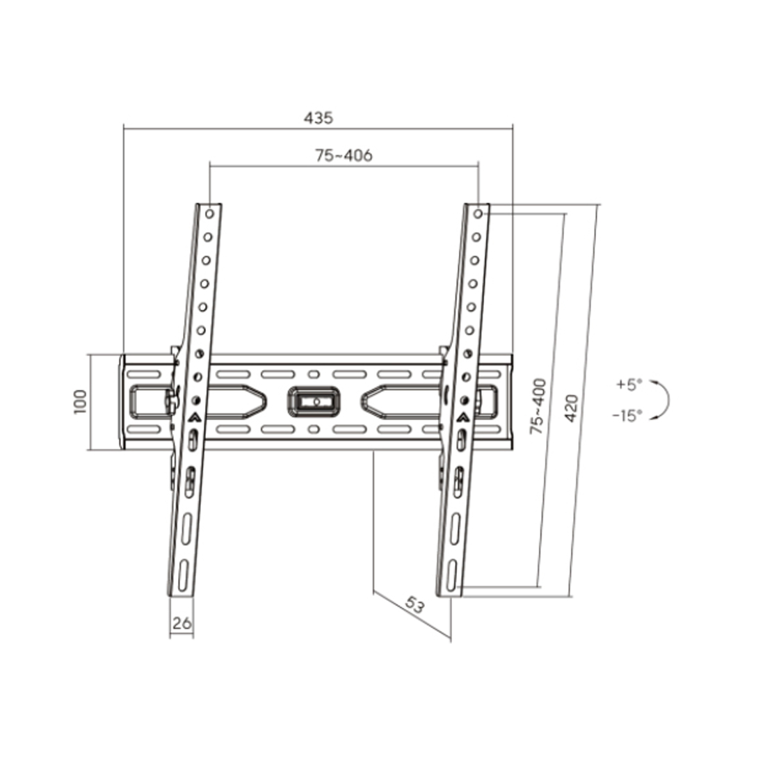 Кронштейн XG WA-3275T для ТВ и мониторов, 32"-75" (WA-3275T)
