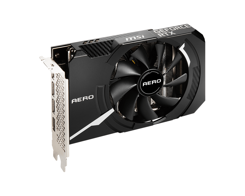 Видеокарта MSI RTX 3050 Aero ITX OC (RTX 3050 AERO ITX 8G OC LHR)