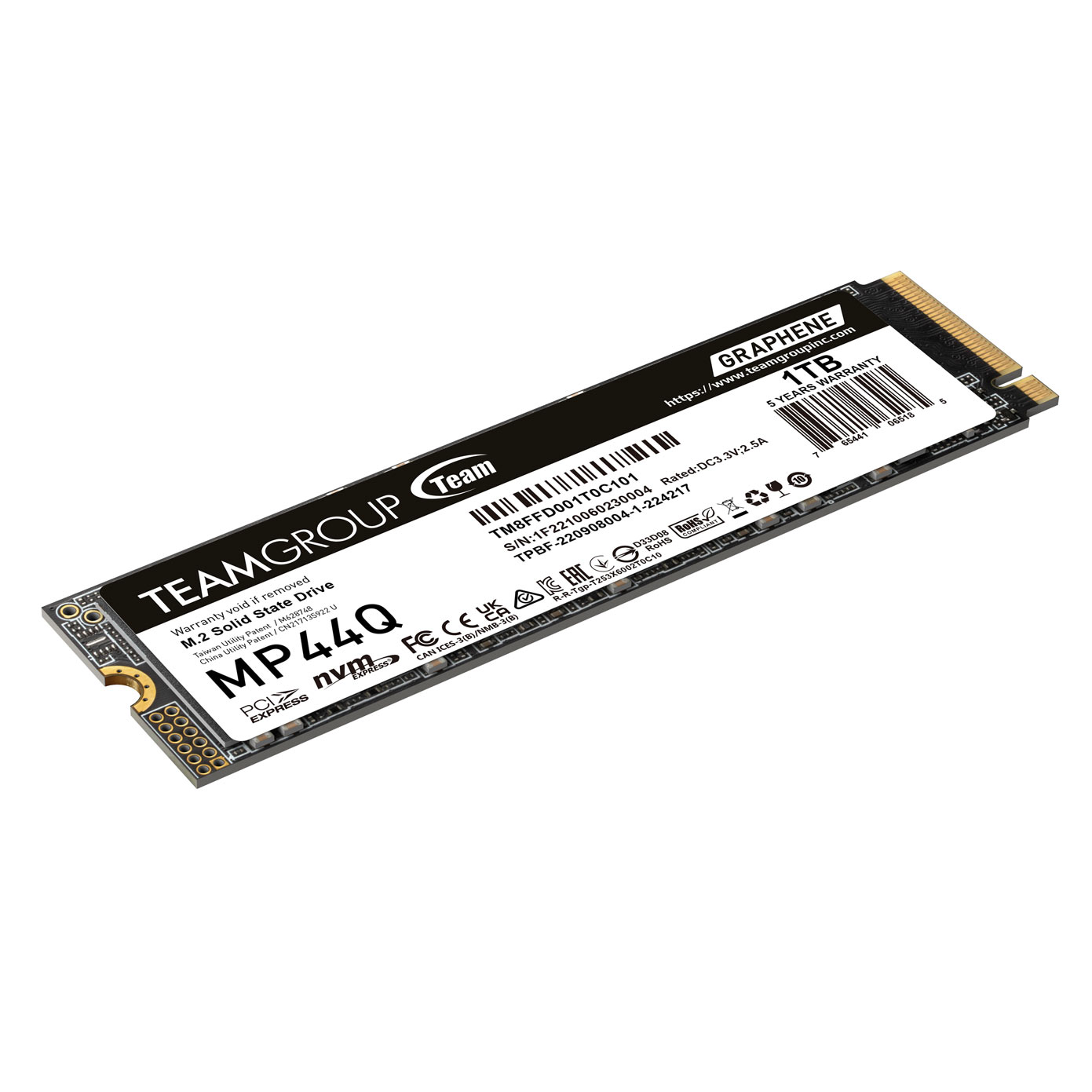 Твердотельный накопитель SSD TeamGroup MP44Q 1000GB M.2 (TM8FFD001T0C101)