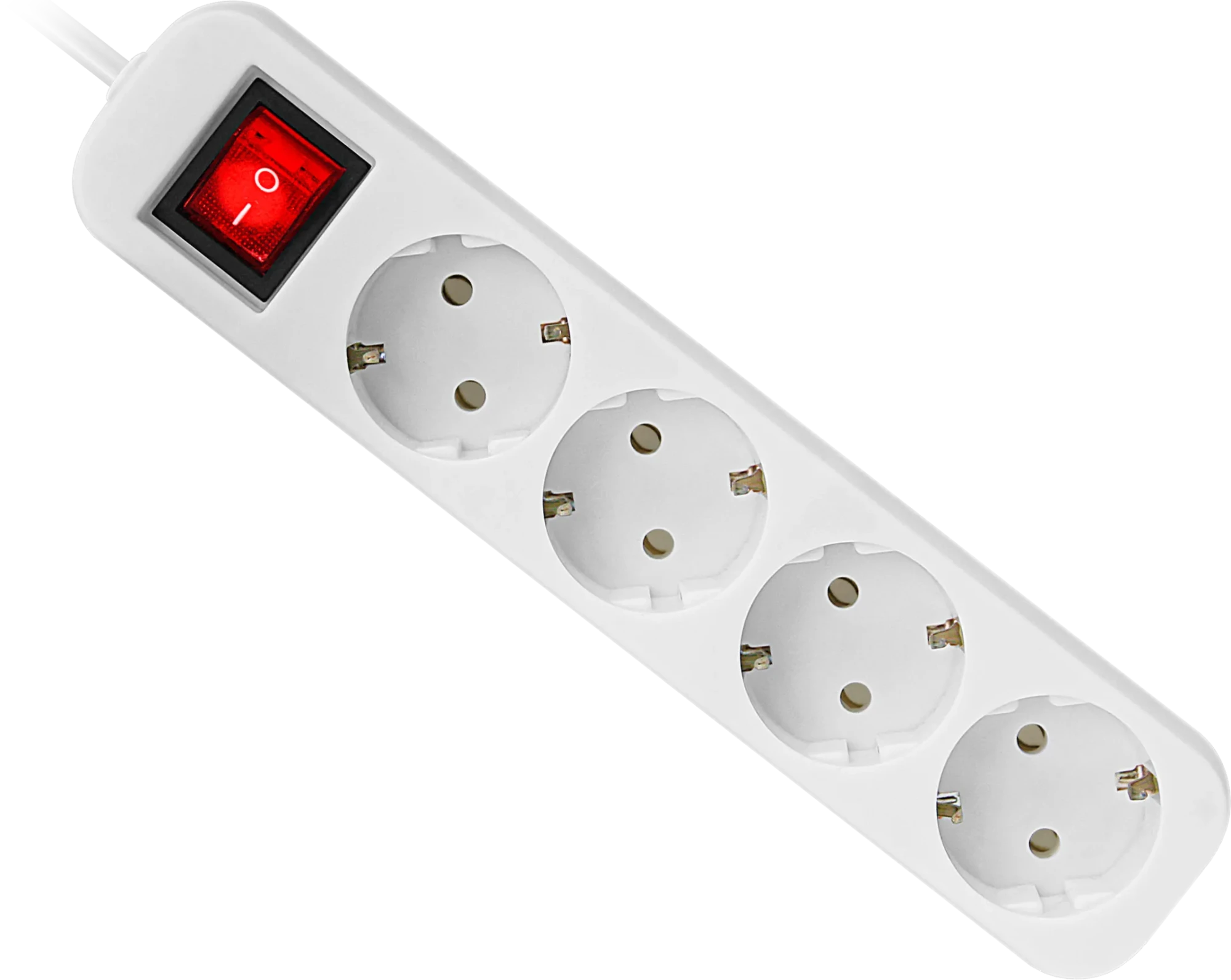 Удлинитель с заземлением Defender L340 16 А, 3 м, 4 розетки, белый (99362) Удлинитель с заземлением Defender L340 16 А, 3 м, 4 розетки, белый (99362)