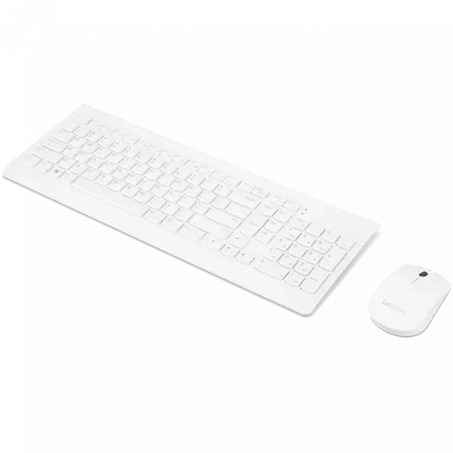 Клавиатура и мышь Lenovo 510 Wireless Combo Keyboard & Mouse White (GX31F38001)