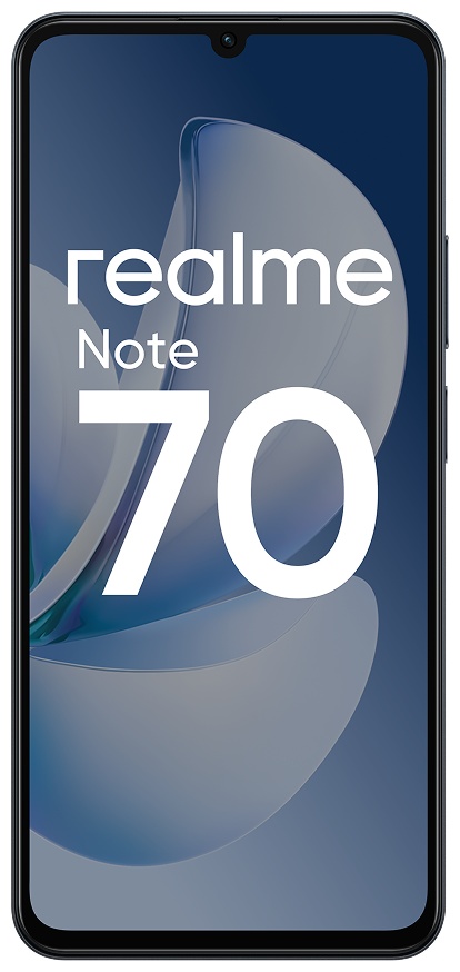 Смартфон RealMe NOTE 70 6/128 ГБ черный (6941764470613)