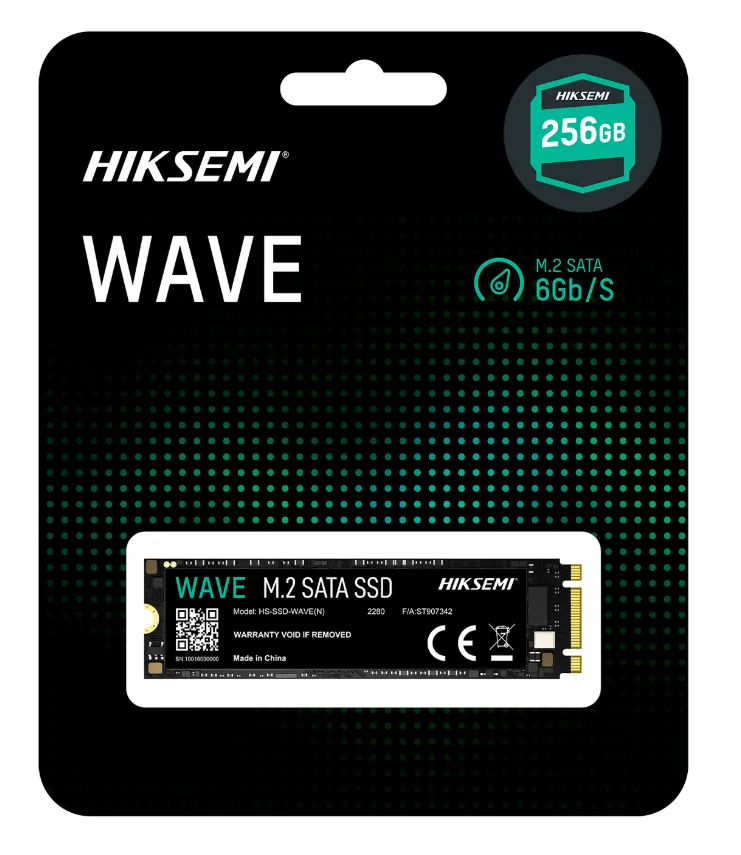 Твердотельный накопитель SSD M.2 SATA Hiksemi (Hikvision), 256 GB (HS-SSD-WAVE(N) 256G)