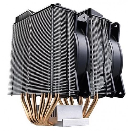 Вентилятор для CPU CoolerMaster MasterAir MA620P Intel&AMD RGB 4-pin(PWM) 600-1800RPM 31dBA(Max) LGA1151/1150/1155/2066/2011-v3/2011/AM4/AM3+/FM2+ MAP-D6PN-218PC-R1 (MAP-D6PN-218PC-R1)