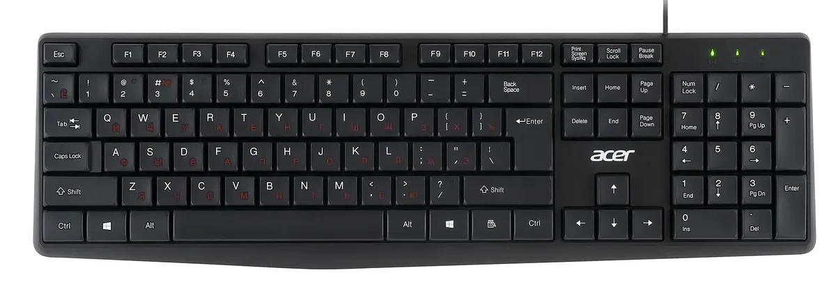 Клавиатура + мышь Acer OMW141 (ZL.MCEEE.01M)