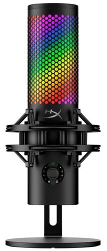Настольный микрофон HyperX QuadCast 2 S на подставке черный (9A273AA)