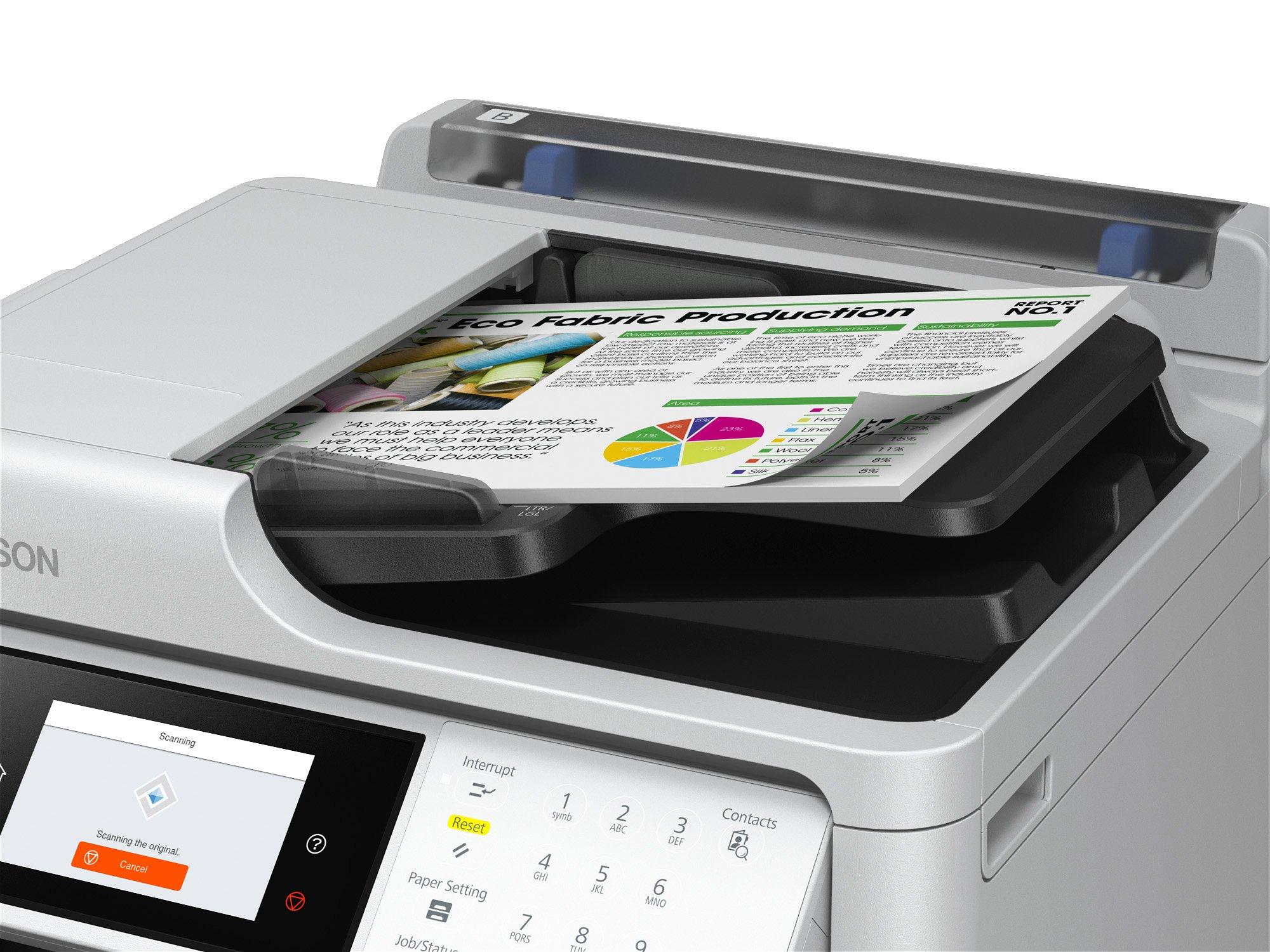 МФУ струйное ЧБ Epson WorkForce Pro WF-M5899DWF (C11CK76402)