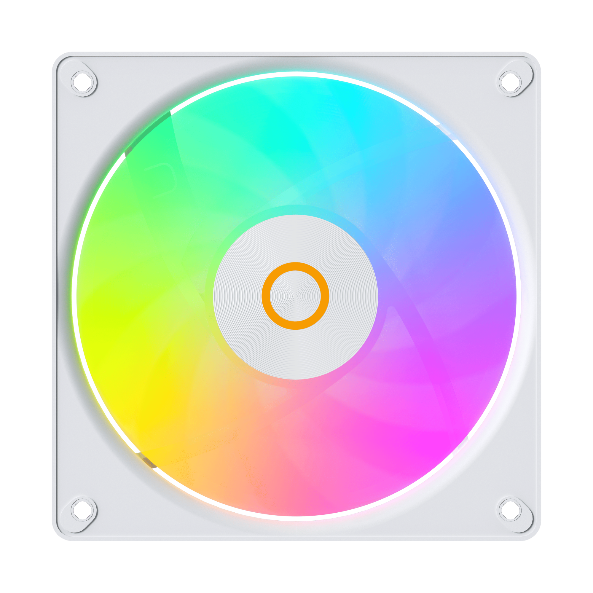 Вентилятор для корпуса Ocypus Gamma F12 Elite WH ARGB 3-IN-1, Белый (Gamma-F12-WH3AM00E-GL)
