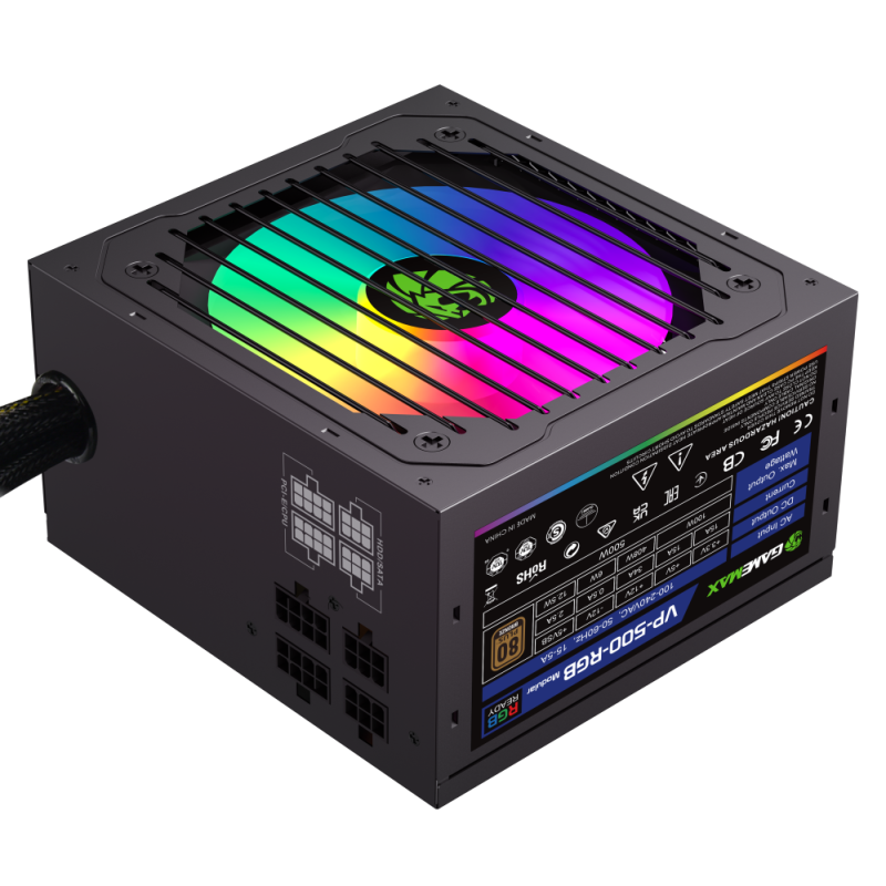 Блок питания Gamemax VP 600W RGB M (Bronze) (2124-0550R0060)
