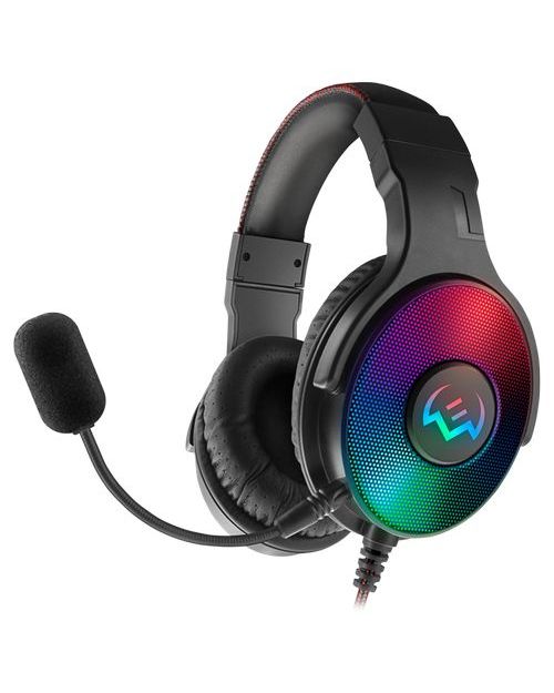 Гарнитура SVEN AP-U1001MV, 2.2m, LED, Black (AP-U1001MV)