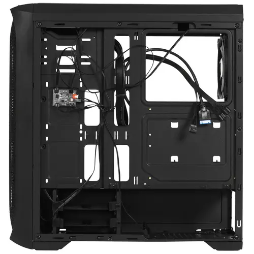 Корпус Zalman N5 MF, Mid Tower, ATX, Black, 2x3.5"/4x2.5" HDD, 2xUSB, 1xUSB3.0, Mic+Audio, RGB (ZALMAN N5 MF)