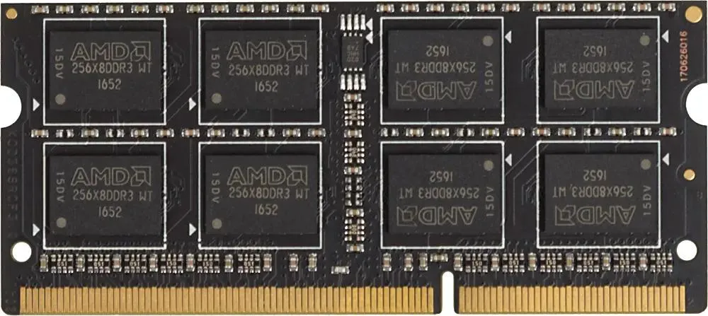 Оперативная память для ноутбука AMD Radeon R5 Entertainment Series 4Gb DDR3 1600MHz (R534G1601S1S-U)