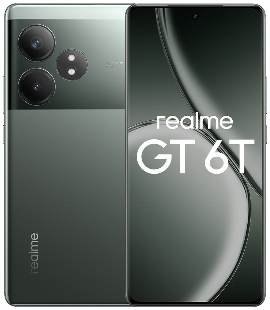 СМАРТФОН REALME RMX3853 (GT 6T) 12 + 256 ГБ (EUCIS) ЦВЕТ:ЗЕЛЕНЫЙ (6941764435186)