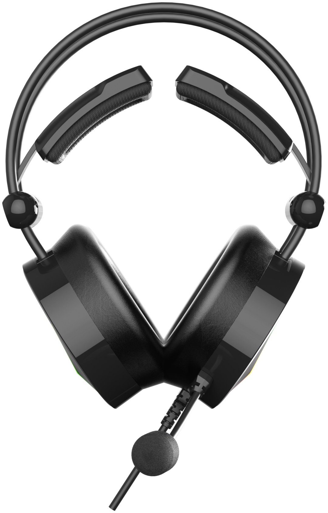 Игровые наушники Dareu EH722X PRO Black, RGB (DU-EH722XP-BK)