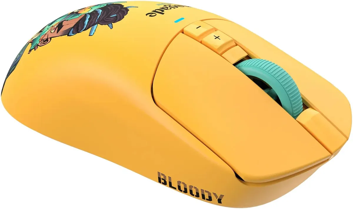 Мышь игровая беспроводная Bloody R72 Ultra Duo Renegade Yellow (R72 Ultra Duo Renegade Yellow)