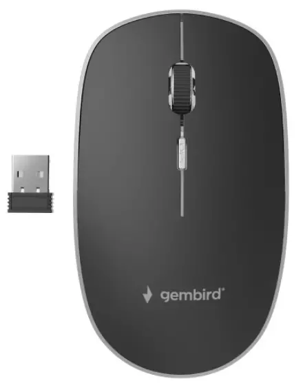 Мышка беспроводная Gembird MUSW-4BS-01, black (MUSW-4BS-01)