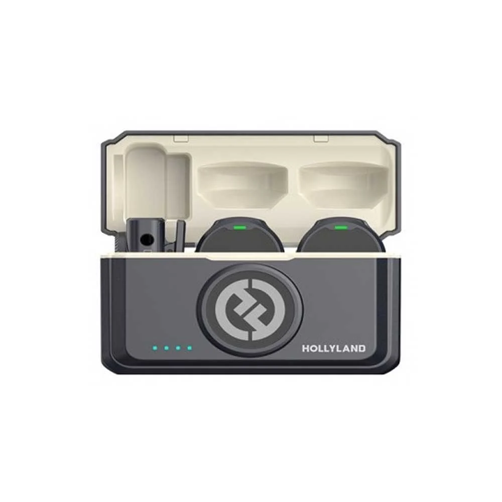 Петличный микрофон Hollyland Lark M2 Combo (Черный) (6976068112747)