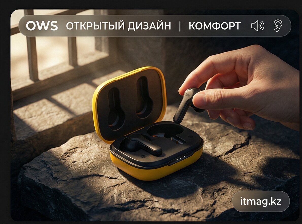 Наушники беспроводные OWS Transformers TF-T05, Yellow (TF-T05_Yellow)