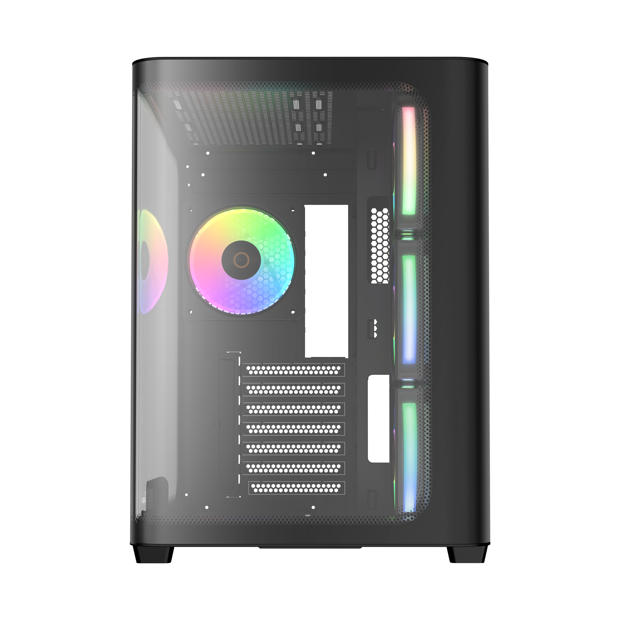 Корпус Ocypus Iota C70 BK Curve ARGB Digital (Iota-C70-BKD400CD-GL)