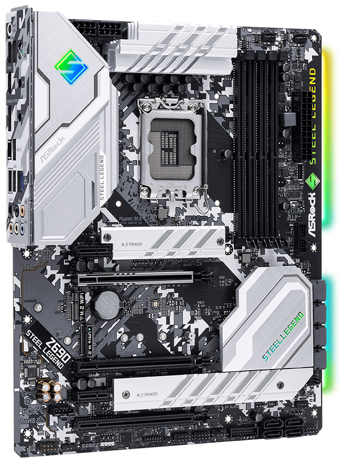 Материнская плата ASRock Z690 STEEL LEGEND LGA1700  ATX (Z690 STEEL LEGEND)