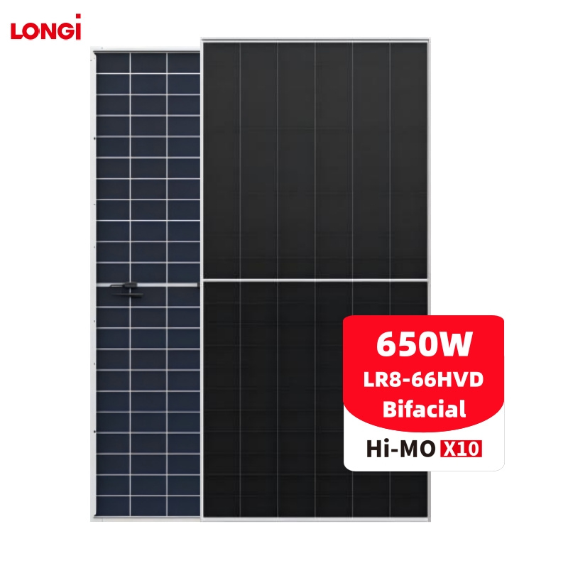 Высокоэффективная двухсторонняя солнечная панель (Hi-Mo X10  LR8-66HVD-650M (двухсторонние))