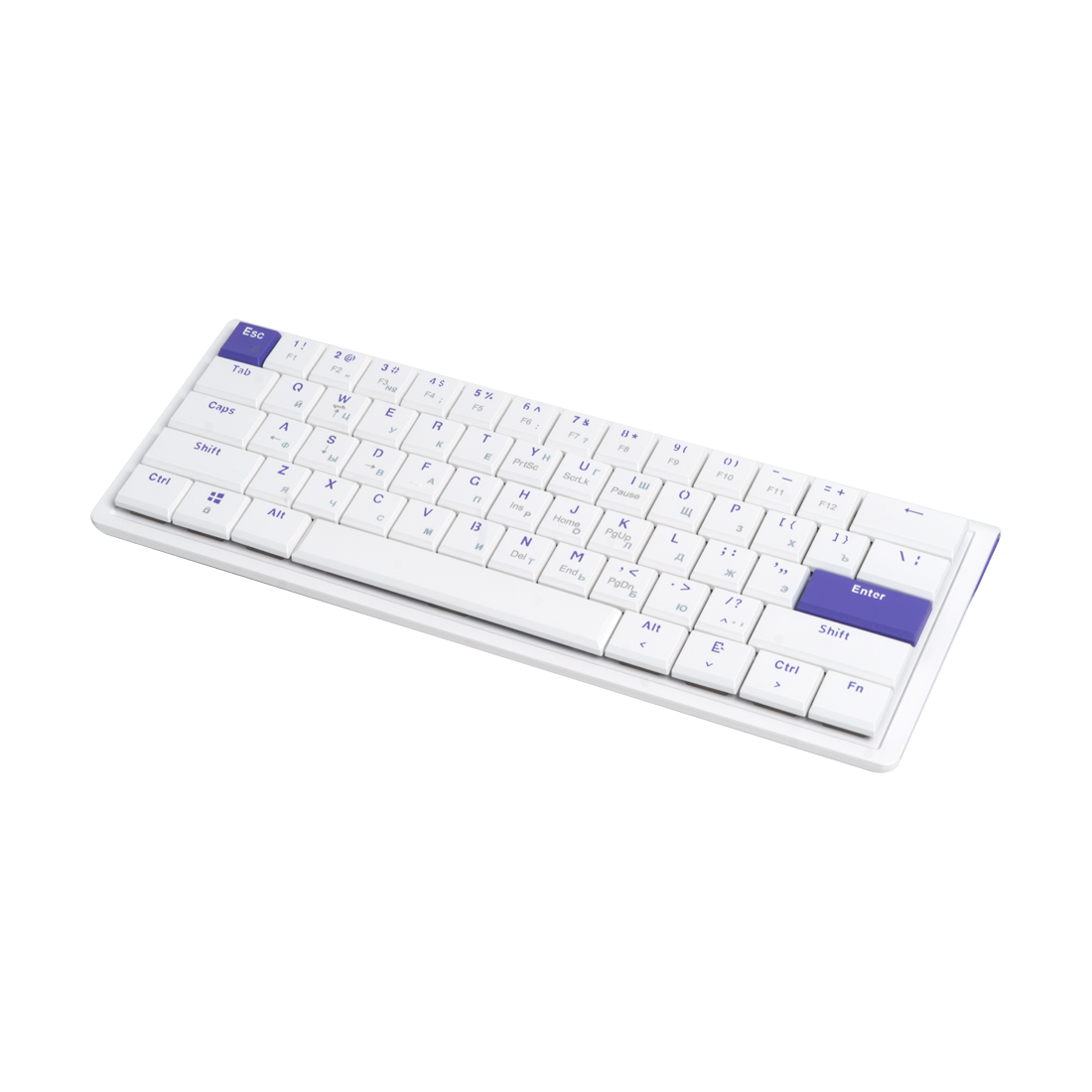 Клавиатура Ajazz NKL61, Low profile Switch - White (NKL61/Low/White)