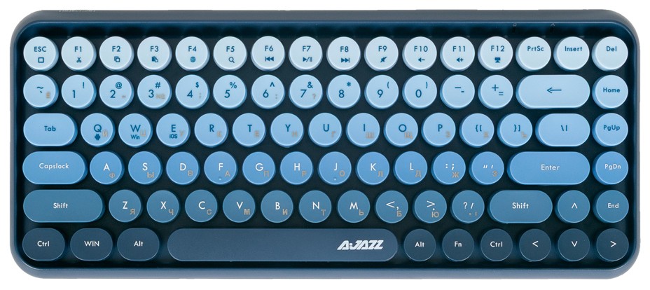 Клавиатура Ajazz 308i Cat Gradient Blue (308i/Cat/Blue)