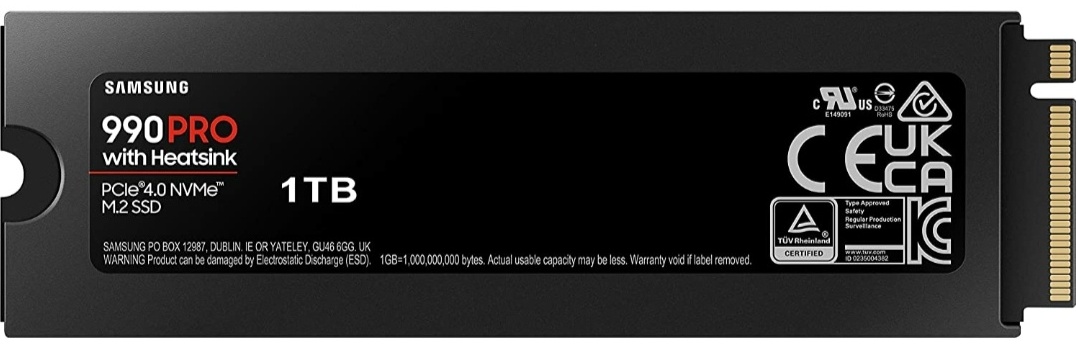 Твердотельный накопитель SSD Samsung 990 PRO 1000Gb (MZ-V9P1T0CW)