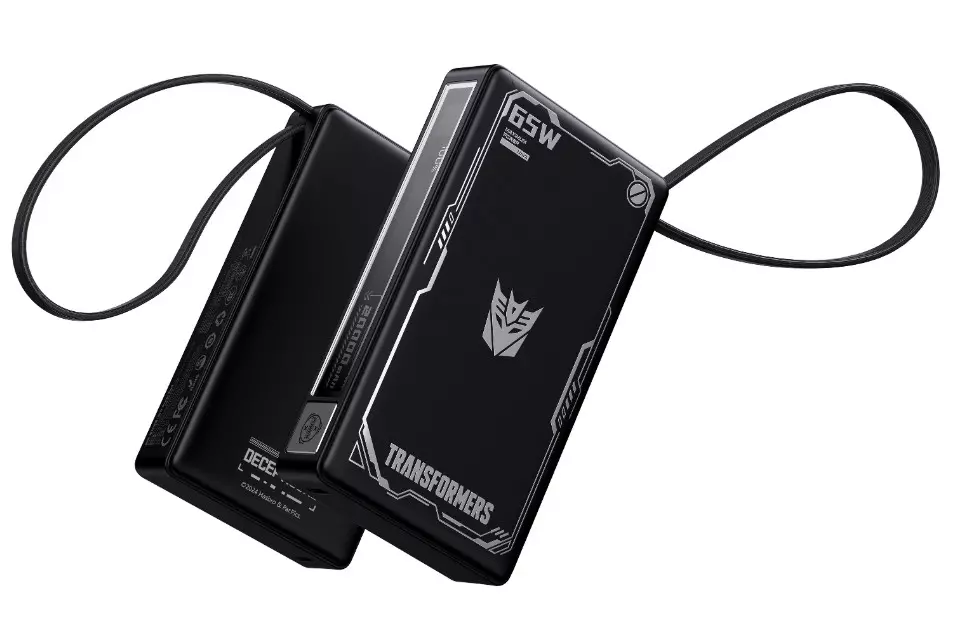 Пауэрбанк Transformers TF-D52 MAX, 20000 mAh - Black (TF-D52-MAX-BK)