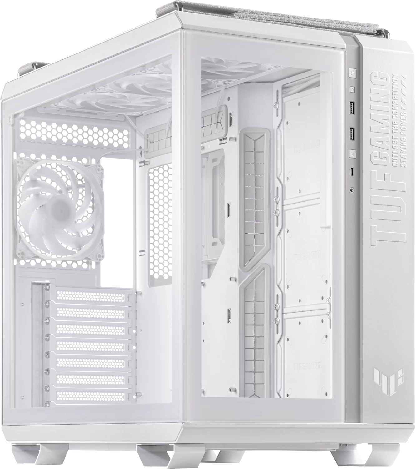 Корпус ASUS TUF Gaming GT502 PLUS TG ARGB WHITE (TUF GAMING GT502 PLUS TG ARGB WHITE)