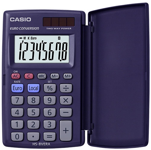 Калькулятор карманный CASIO HS-8VA-W-EP (HS-8VA-W-EP)