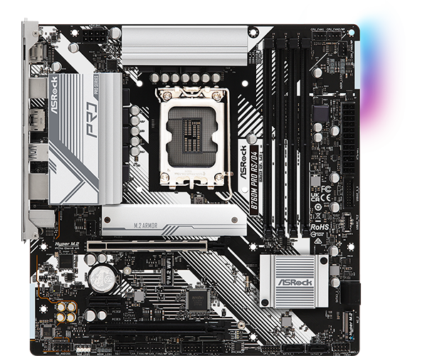 Материнская плата ASRock B760M Pro RS/D4, LGA1700  (90-MXBKL0-A0UAYZ)